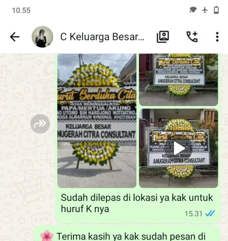 Pengiriman Papan Bunga Duka Rancabango Patokbeusi